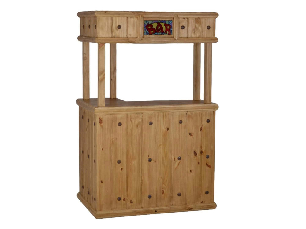 Bar Mexico Möbel Landhaus Pinie Honig