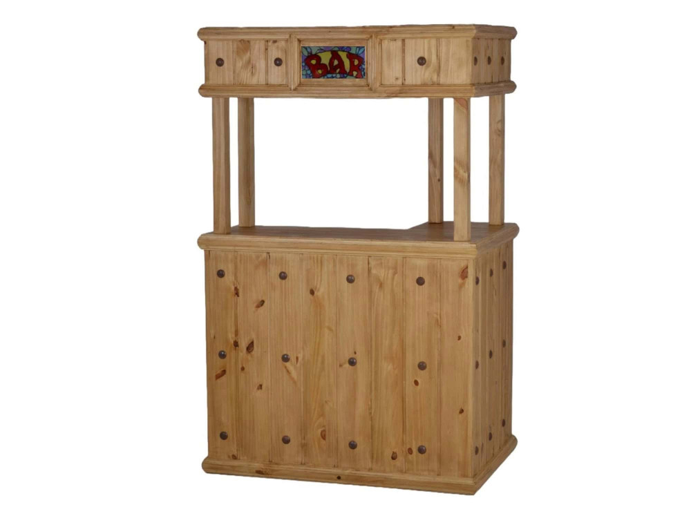 Bar Mexico Möbel Landhaus Pinie Honig