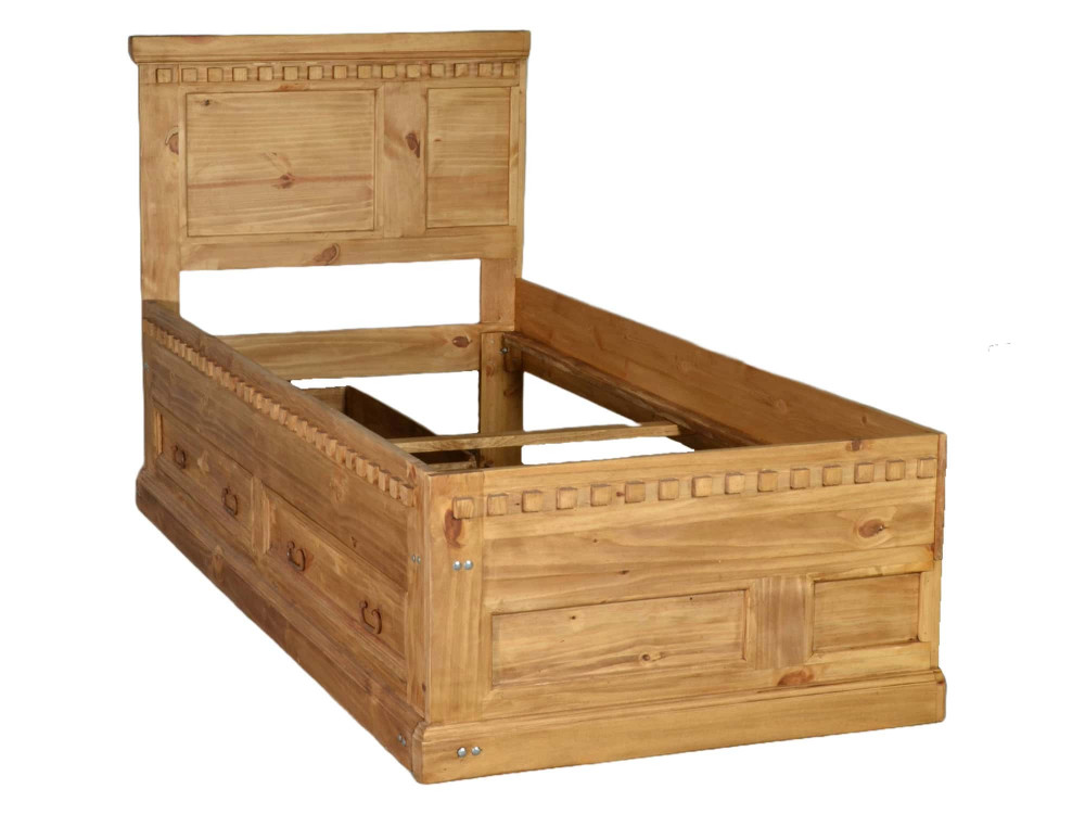 Bett Mexico Möbel Landhaus Honig