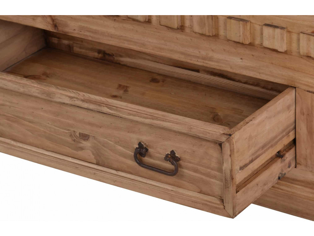 Bett Mexico Möbel Landhaus Massivholz Pinie Honig