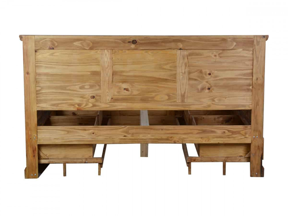 Bett Mexico Möbel Landhaus Massivholz Pinie Honig