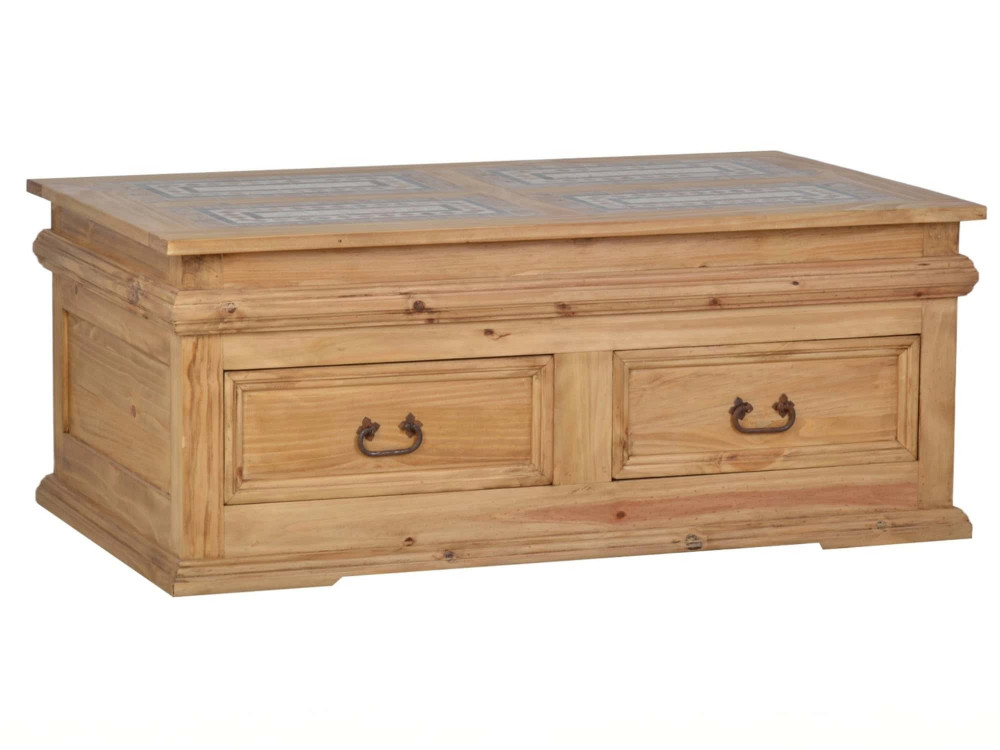 Couchtisch Mexico Möbel Landhaus Massivholz Pinie Honig