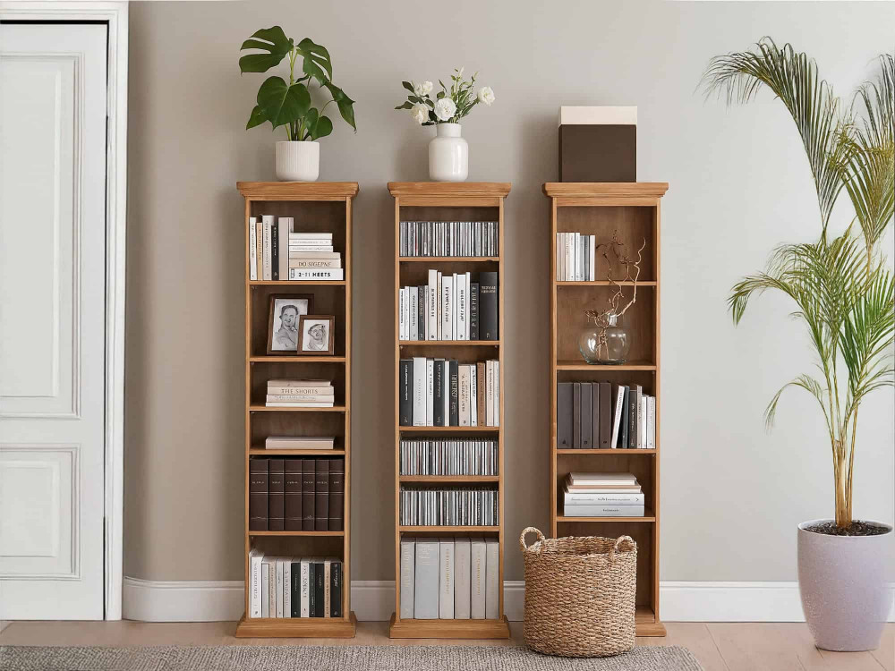 DVD-Regal Mexico Möbel Landhaus Massivholz Pinie Honig