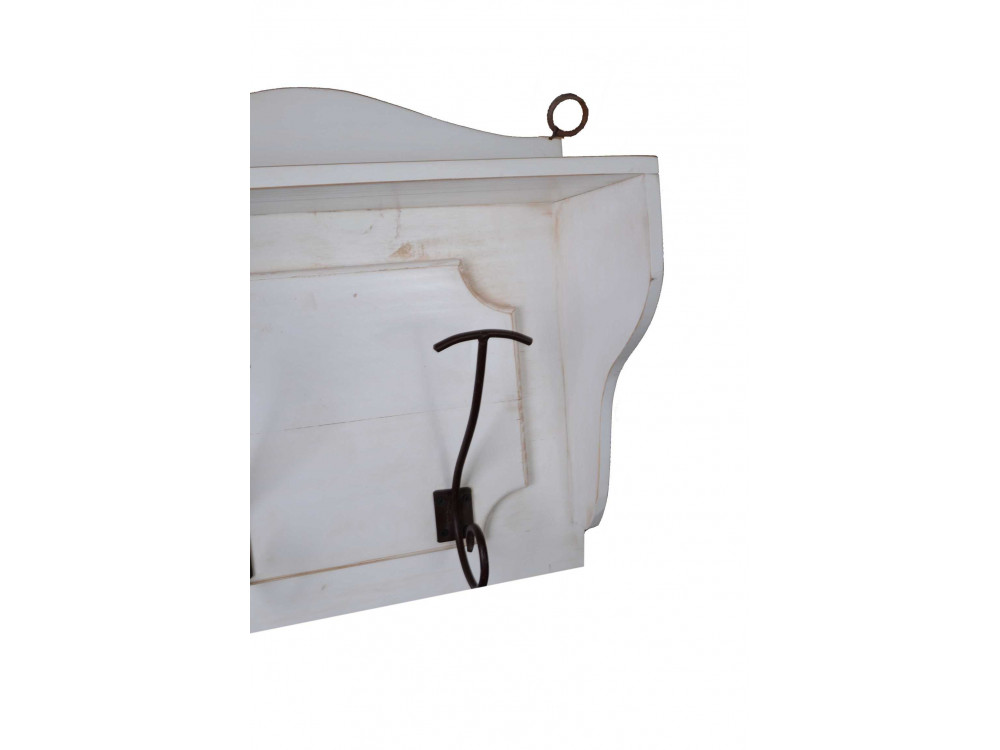 Garderobenhaken Mexico Möbel Landhaus Pinie Weiß