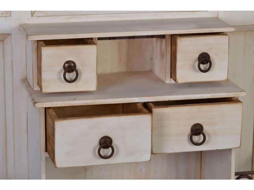 Garderobenschrank Mexico Möbel Landhaus Pinie Weiß