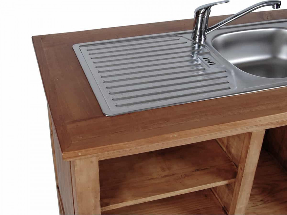 Küchenmodul Mexico Möbel Landhaus Pinie Honig