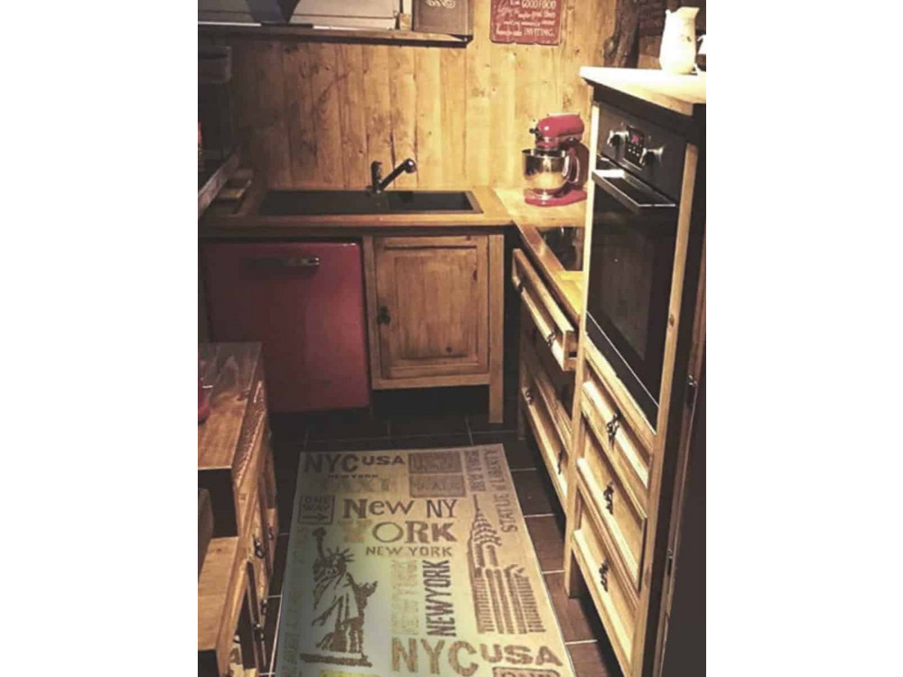 Küchenmodul Mexico Möbel Landhaus Pinie Honig