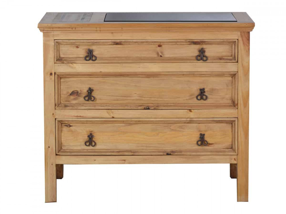 Küchenmodul Mexico Möbel Landhaus Pinie Honig