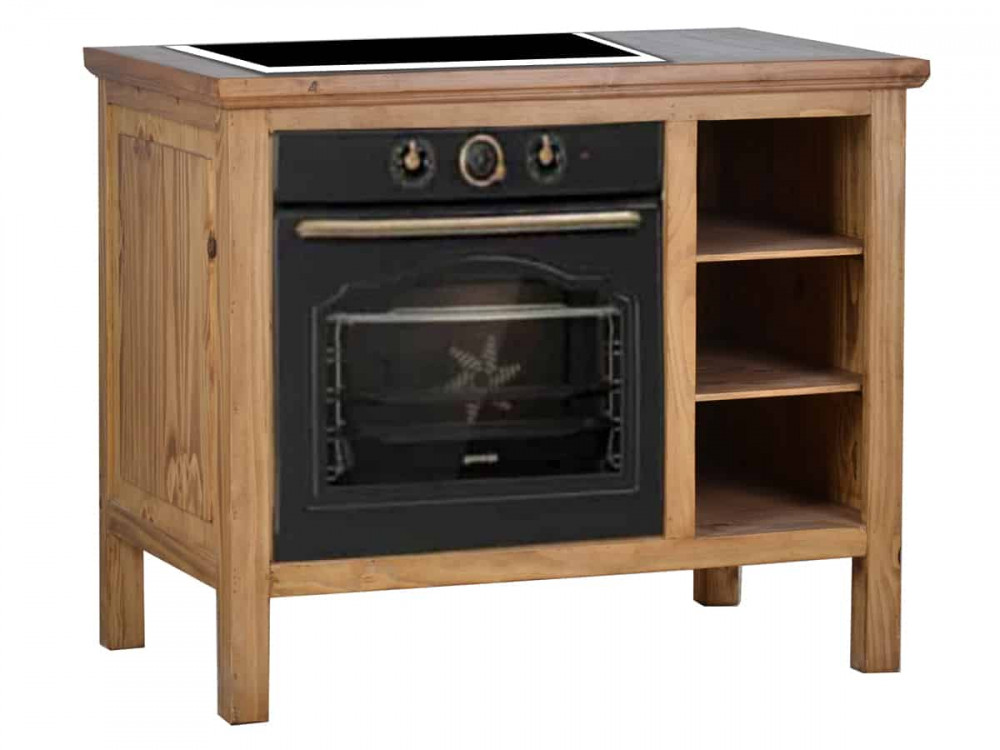 Küchenmodul Mexico Möbel Landhaus Pinie Honig