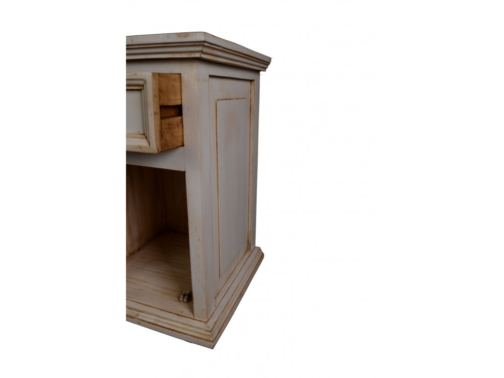 Nachttisch Mexico Möbel Landhaus Pinie Weiß