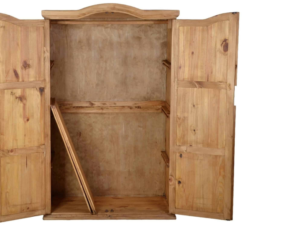 Schrank Mexico Möbel Landhaus Massivholz Pinie Honig