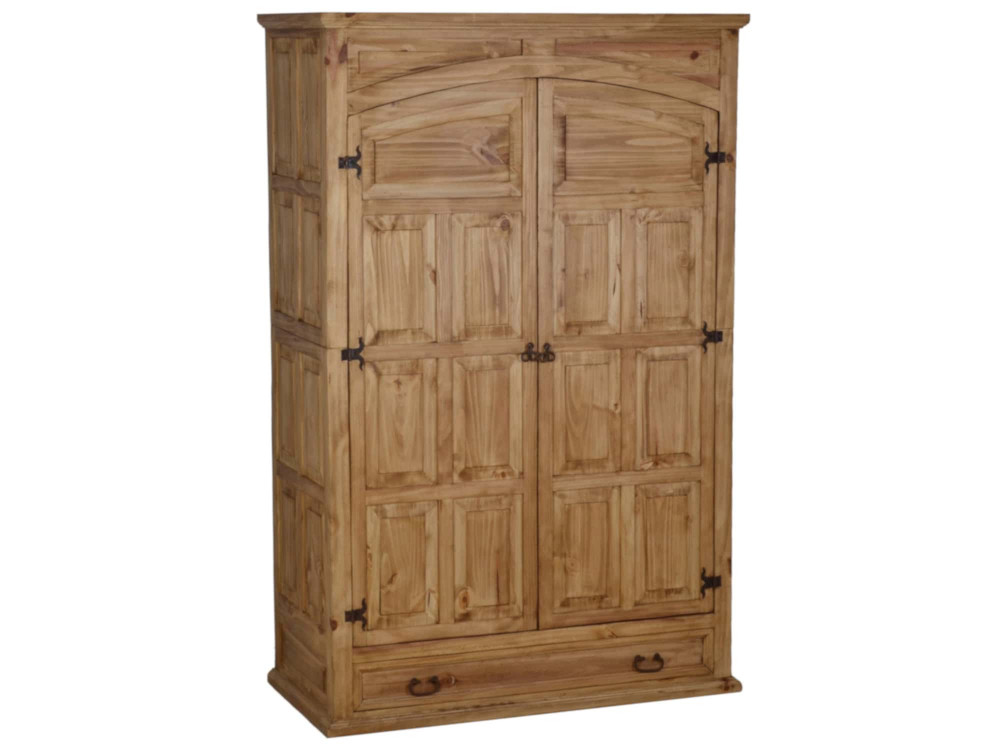Schrank Mexico Möbel Landhaus Massivholz Pinie Honig