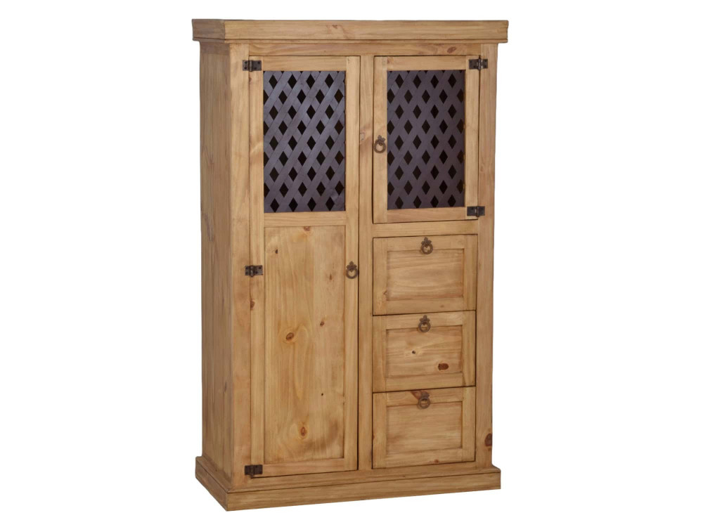 Schrank Mexico Möbel Landhaus Pinie Honig