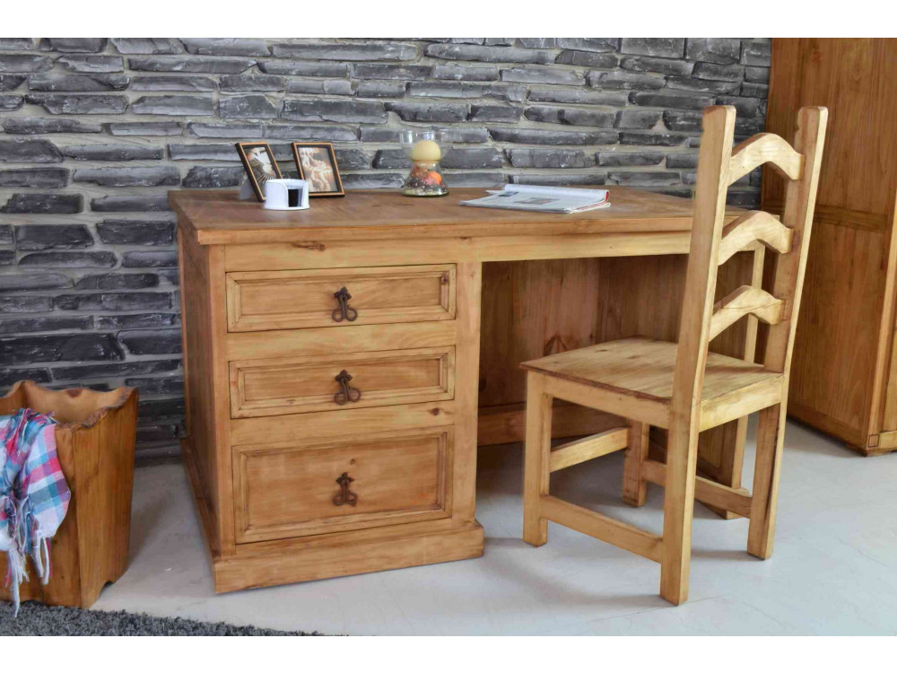 Schreibtisch Mexico Möbel Landhaus Pinie Honig