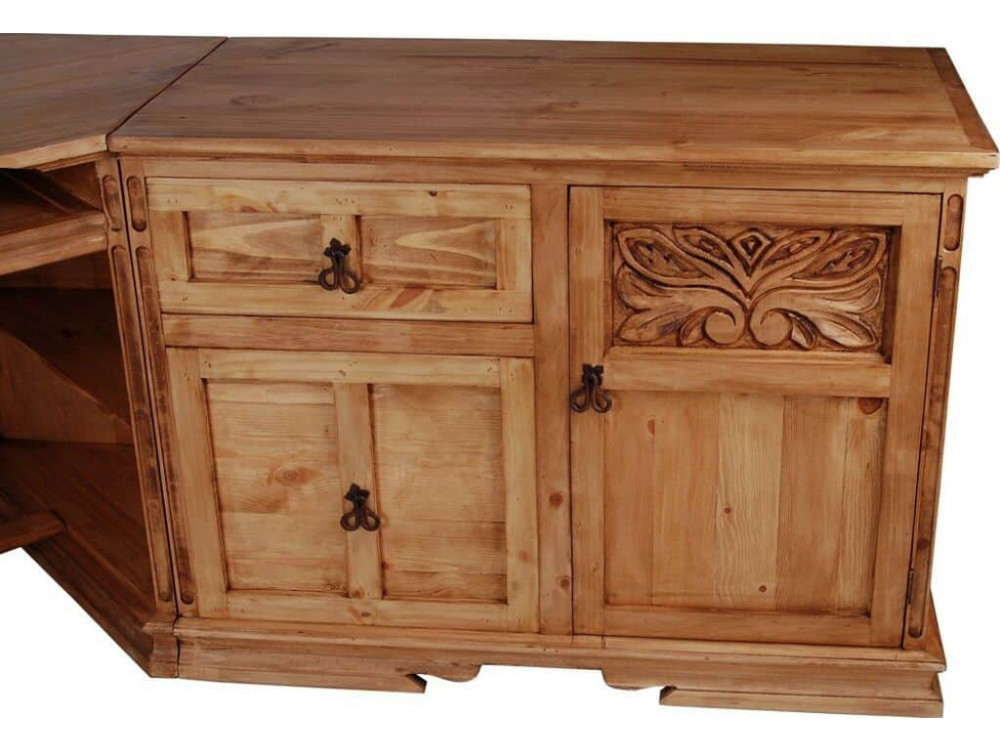 Schreibtisch Mexico Möbel Landhaus Pinie Honig