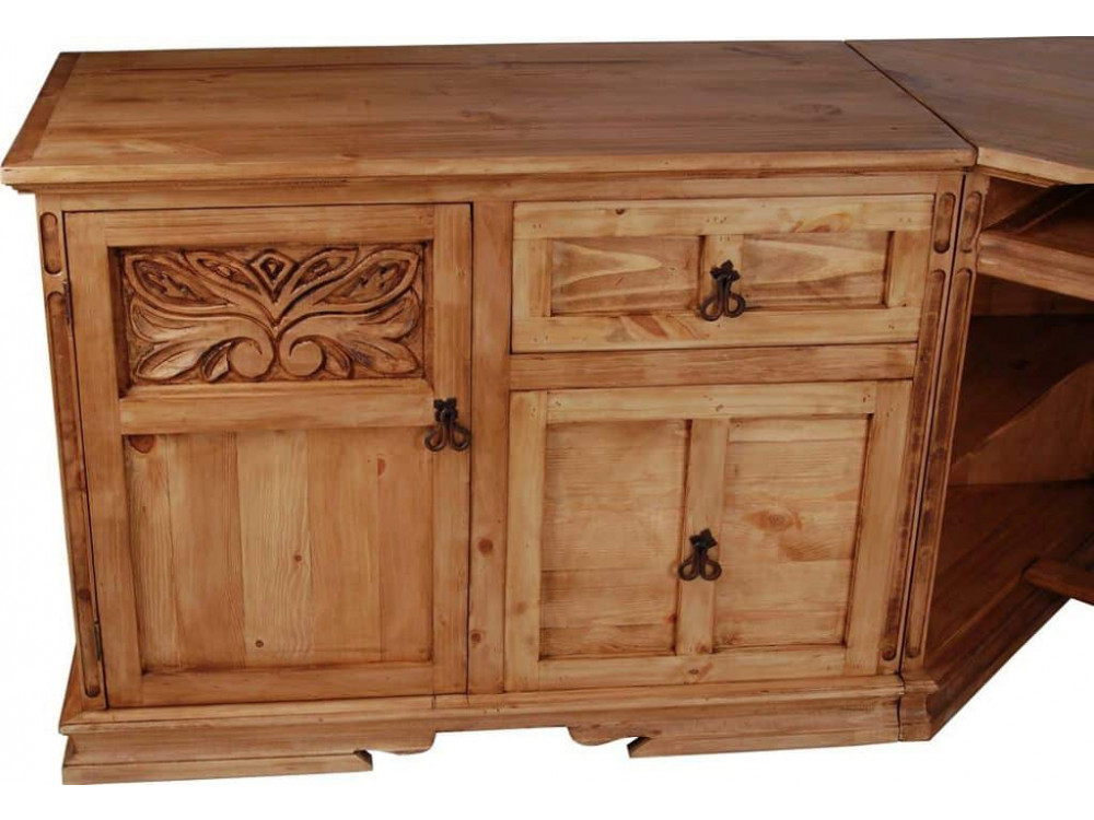 Schreibtisch Mexico Möbel Landhaus Pinie Honig