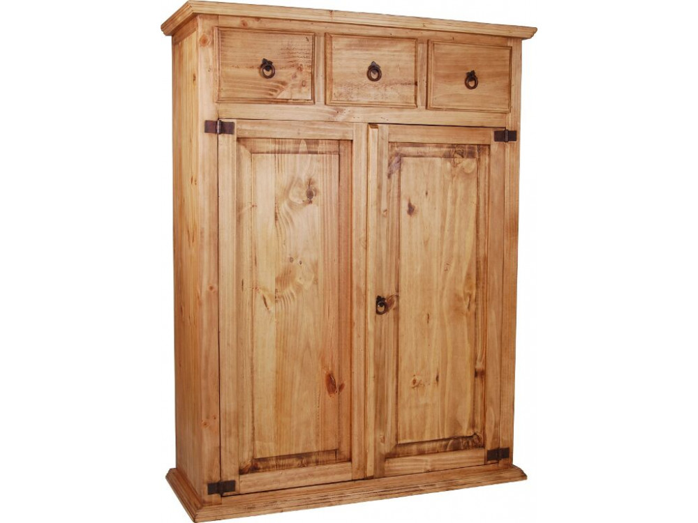 Schuhschrank Mexico Möbel Landhaus Pinie Honig