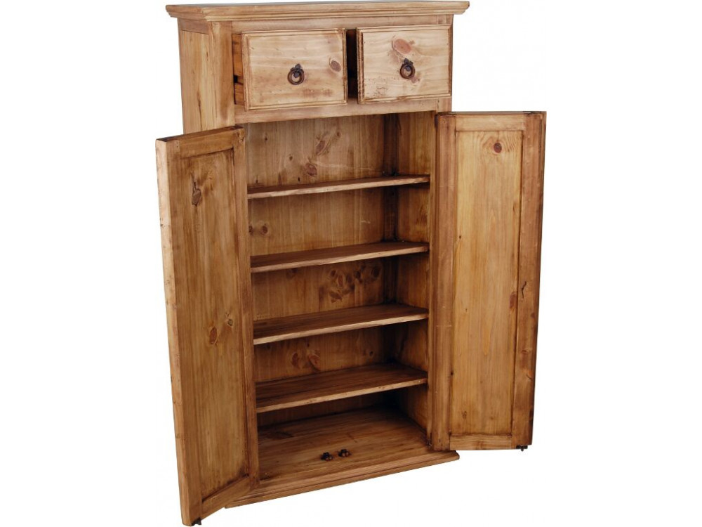 Schuhschrank Mexico Möbel Landhaus Pinie Honig