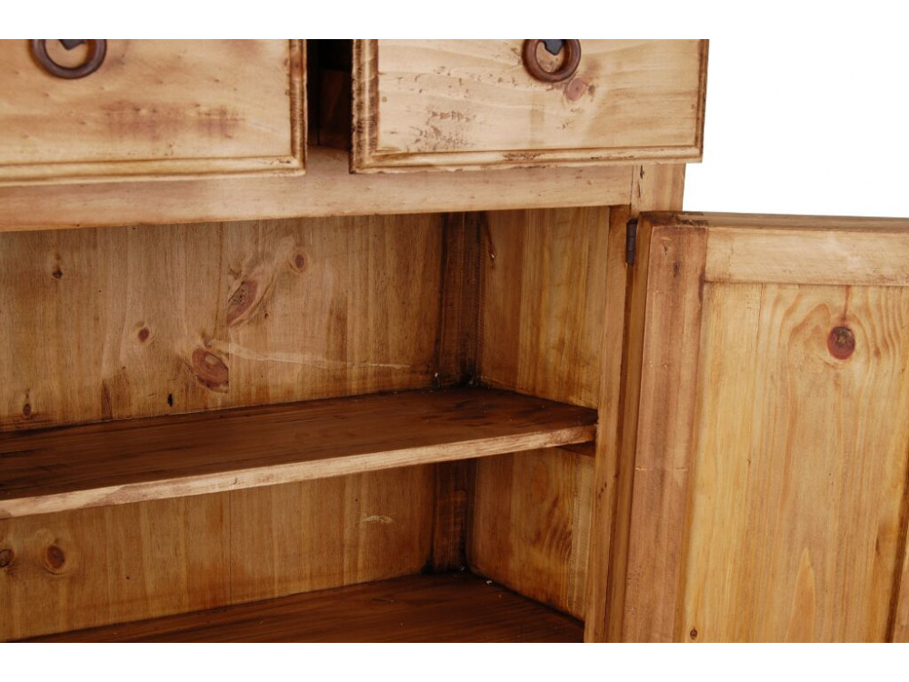 Schuhschrank Mexico Möbel Landhaus Pinie Honig