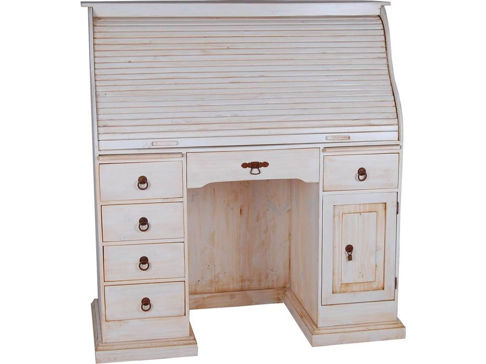 Mexico Sekretär - groß, old white - 10543 | MiaMöbel