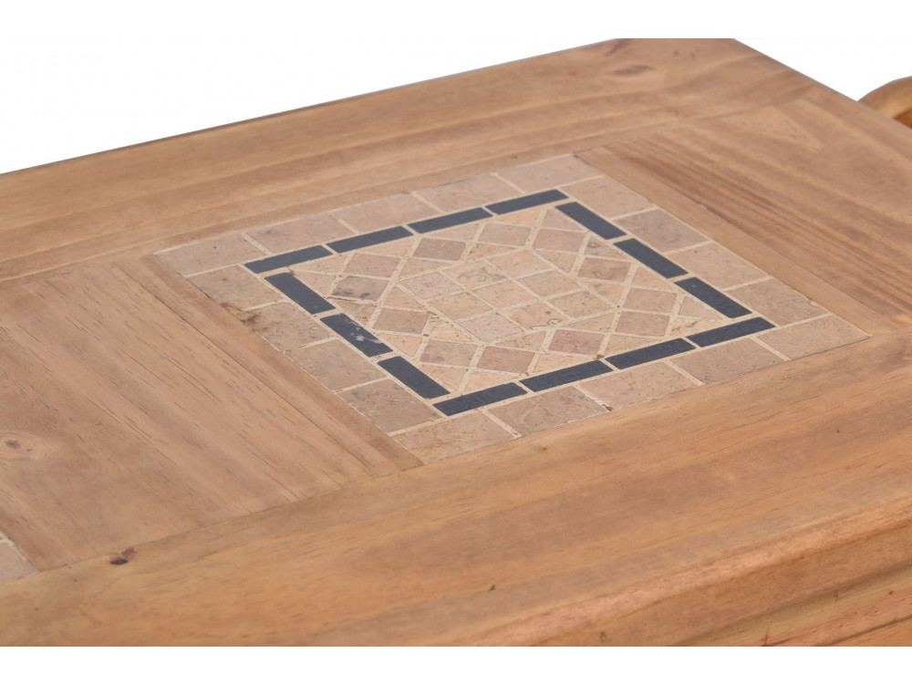 Servierwagen Mexico Möbel Landhaus Pinie Honig 10053 4