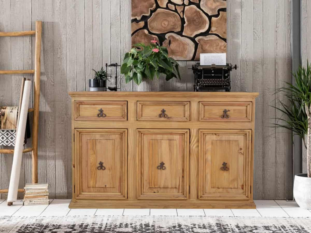 Sideboard Mexico Möbel Landhaus Pinie Honig