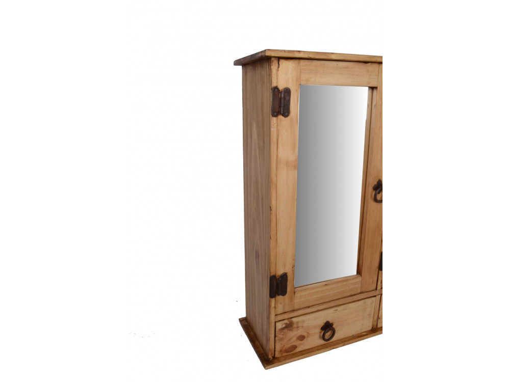 Spiegelschrank Mexico Möbel Landhaus Pinie Honig