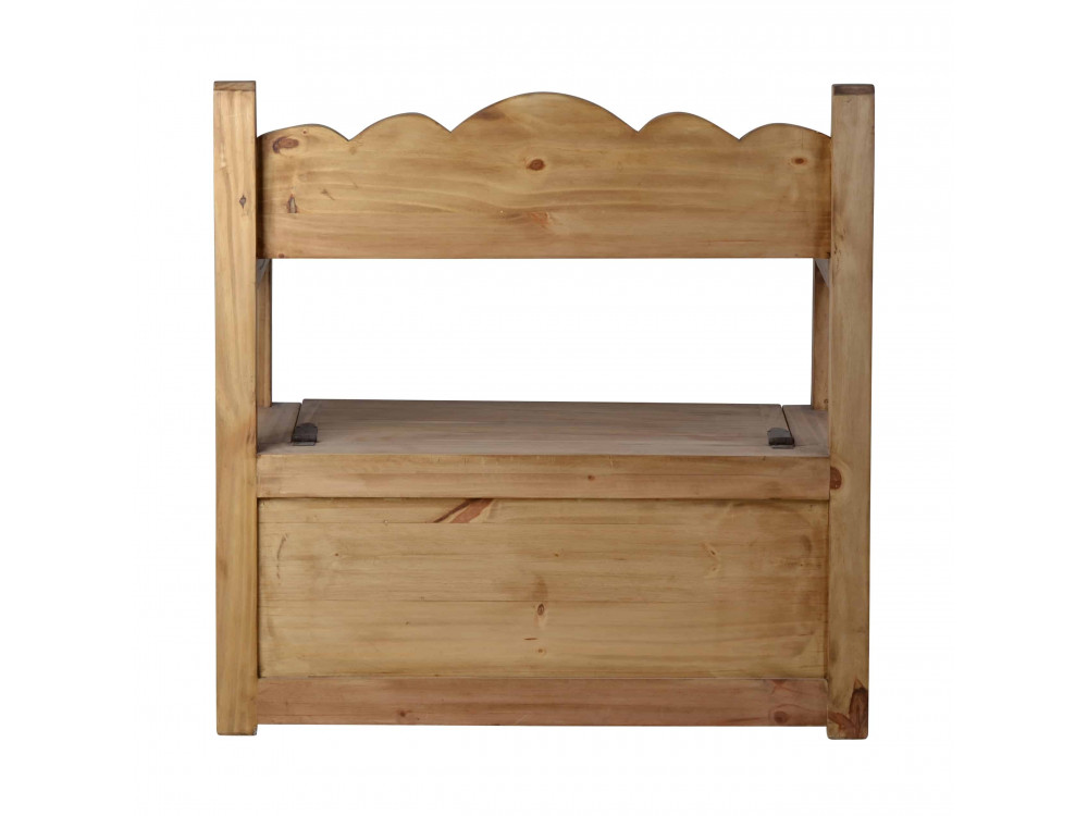 Truhenbank Mexico Möbel Landhaus Pinie Honig