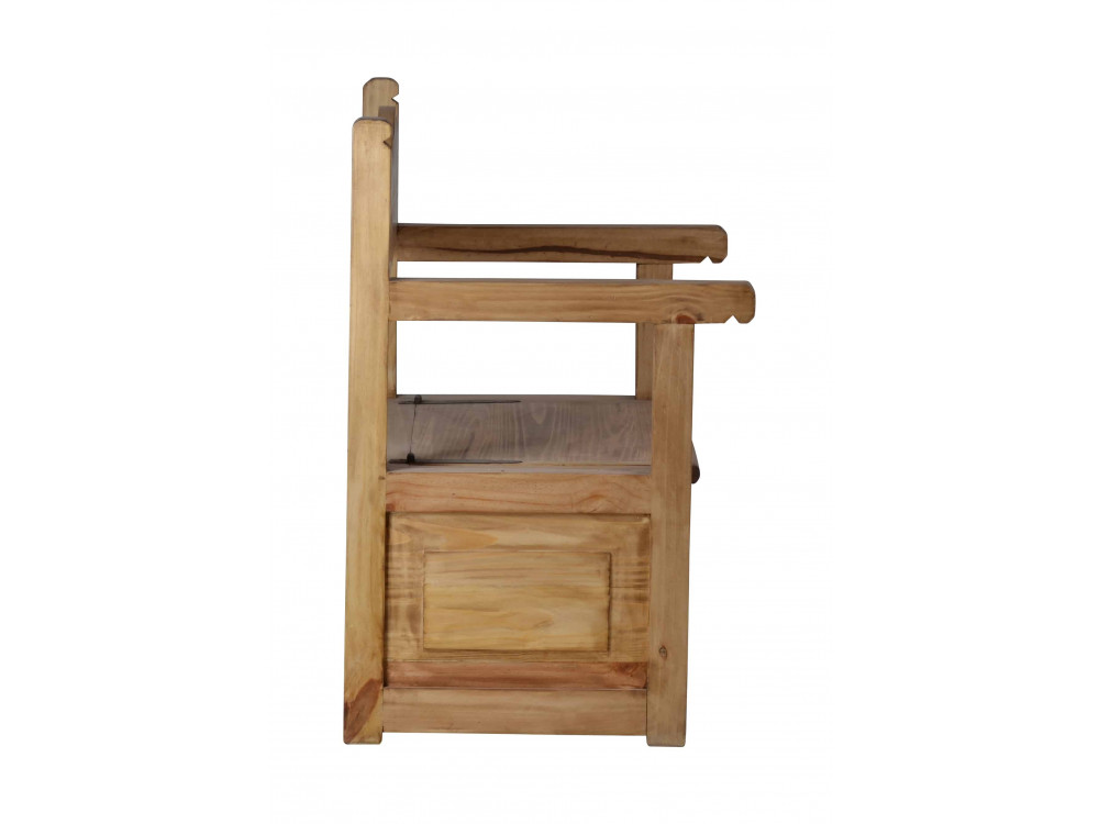 Truhenbank Mexico Möbel Landhaus Pinie Honig