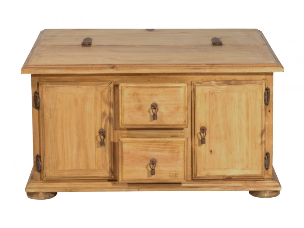 Truhentisch Mexico Möbel Landhaus Pinie Honig