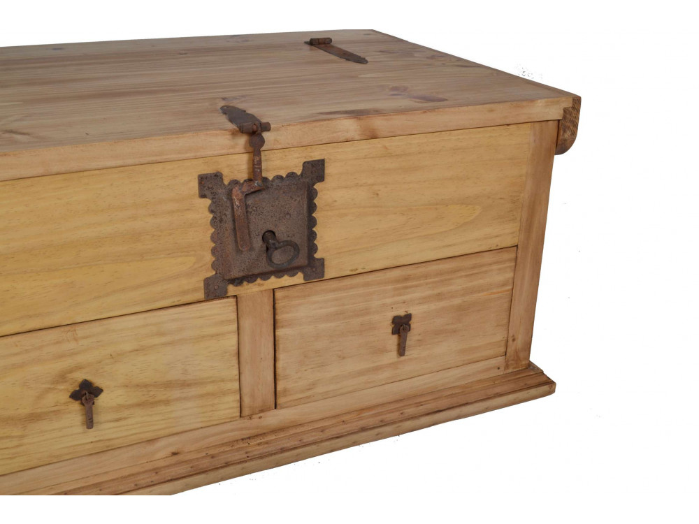 Truhentisch Mexico Möbel Landhaus Pinie Honig