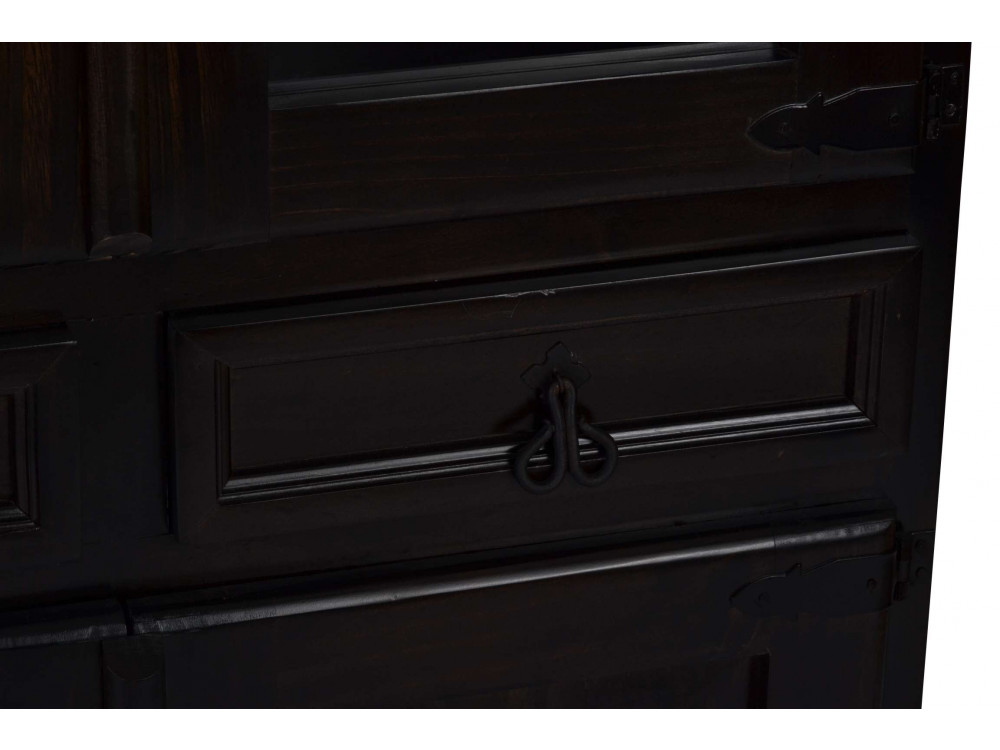 Vitrine Mexico Möbel Kolonialstil Pinie Kolonialstil