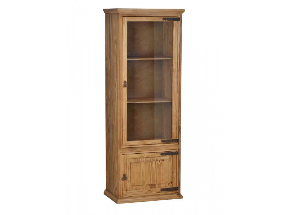 Vitrine Mexico Möbel Landhaus Pinie Honig