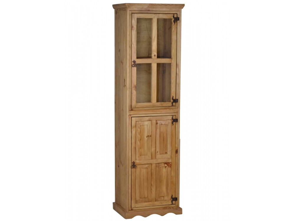 Vitrine Mexico Möbel Landhaus Pinie Honig