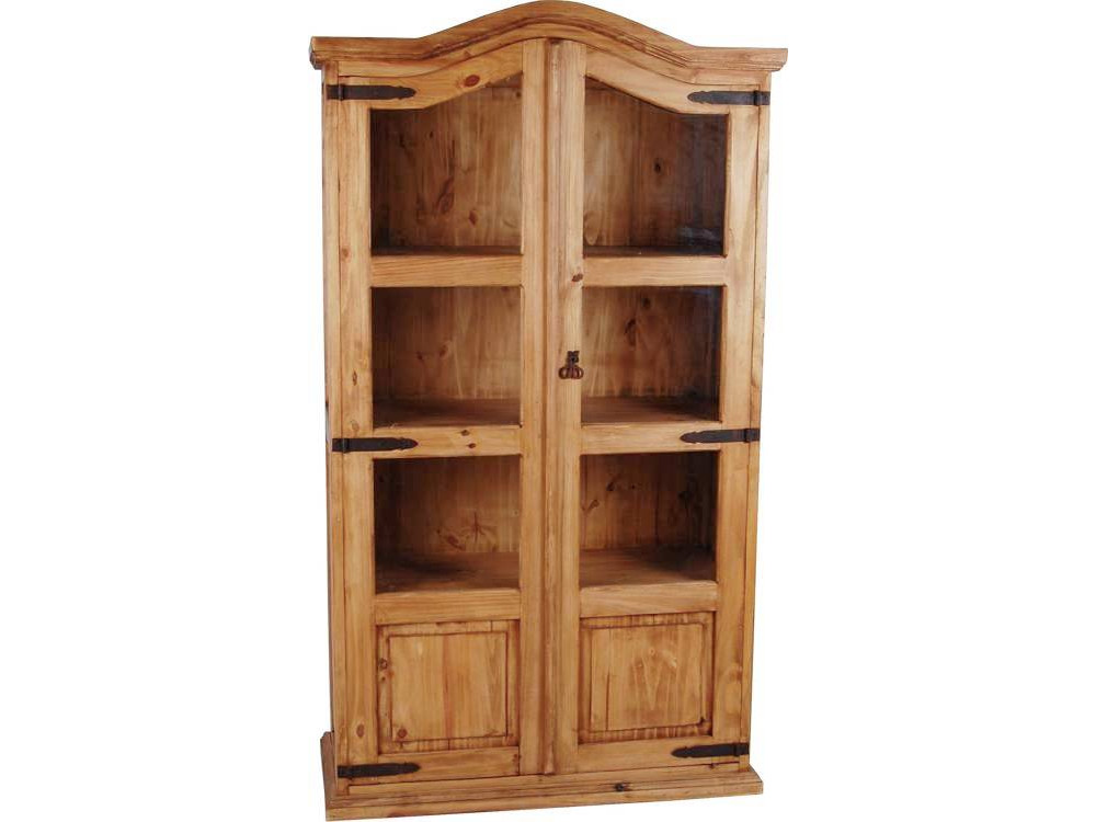 Vitrine Mexico Möbel Landhaus Pinie Honig