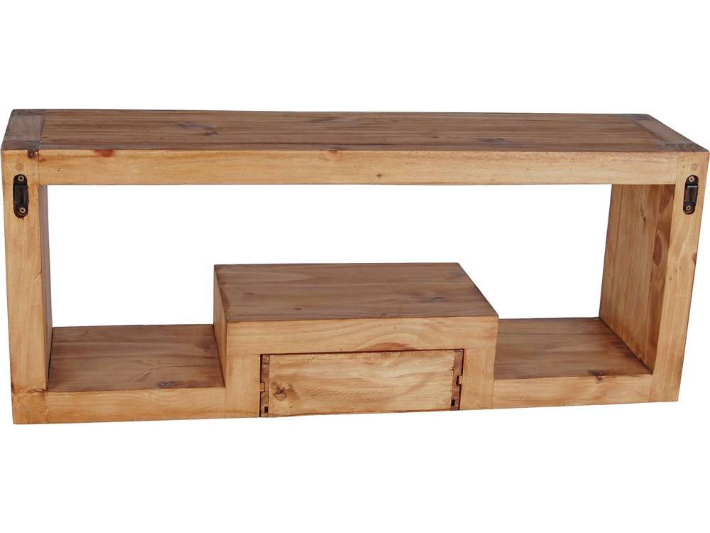 Wandregal Mexico Möbel Landhaus Pinie Honig