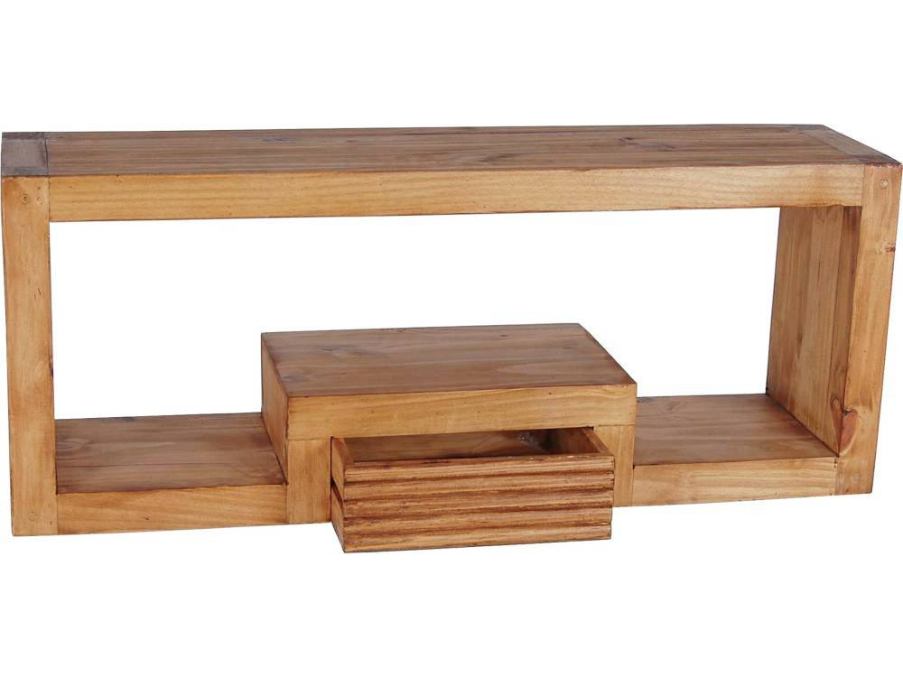 Wandregal Mexico Möbel Landhaus Pinie Honig