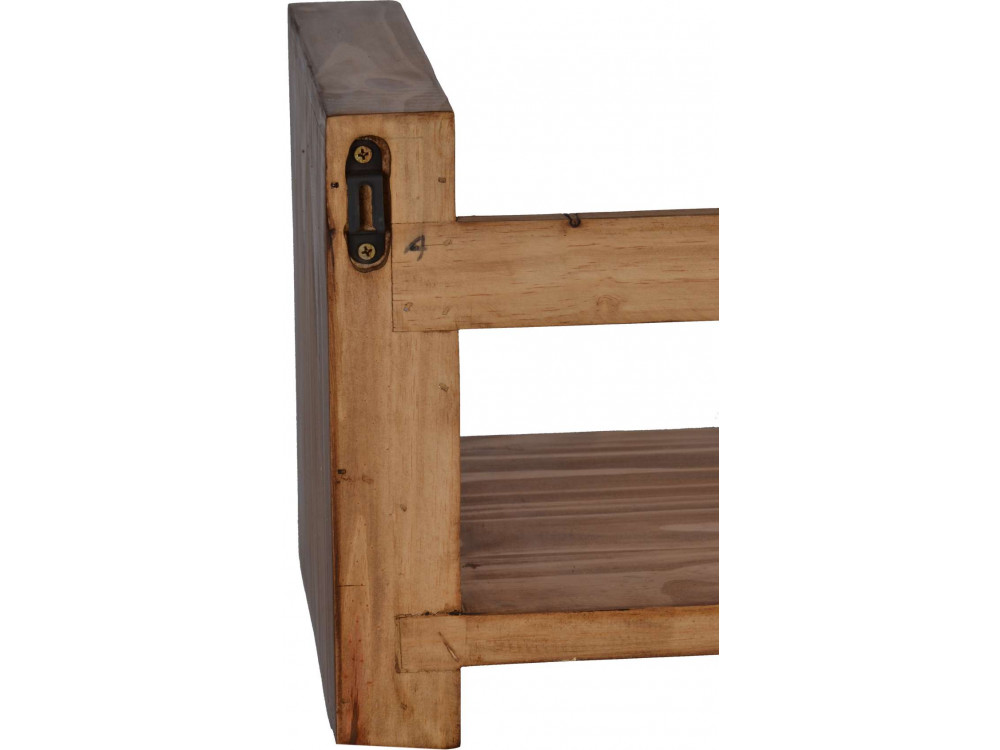 Wandregal Mexico Möbel Landhaus Pinie Honig