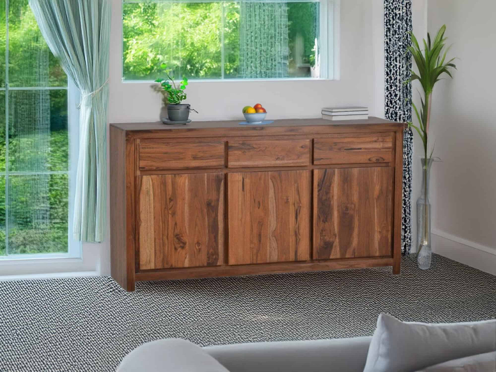 Sideboard Maharaja Modern Teak Braun