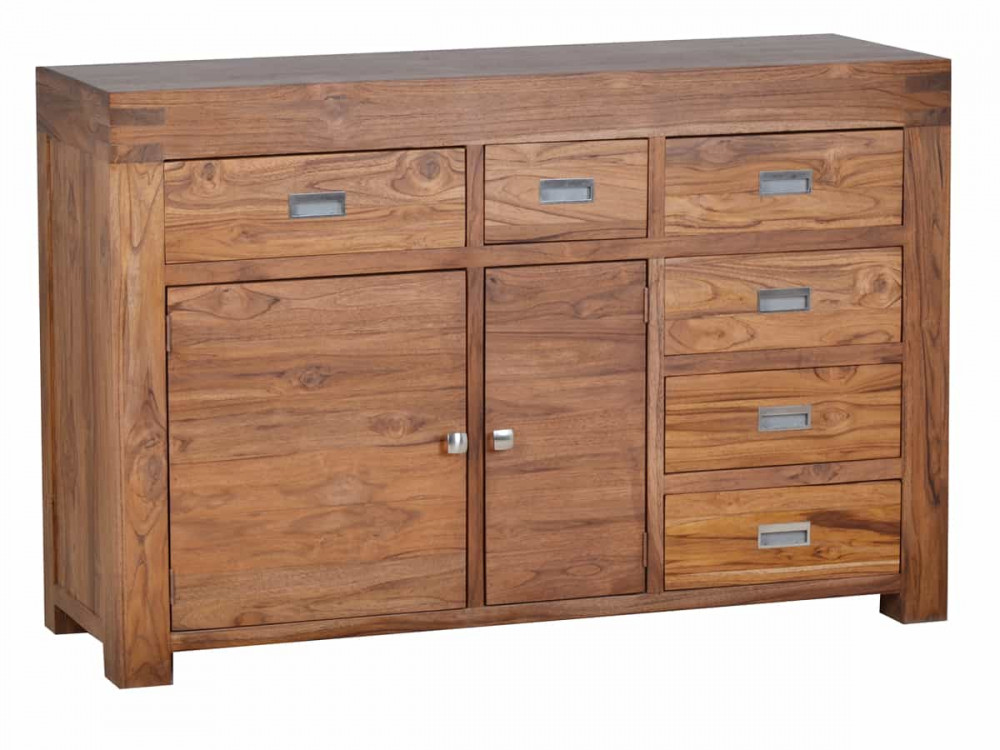 Sideboard Masala Modern Teak Dunkelbraun