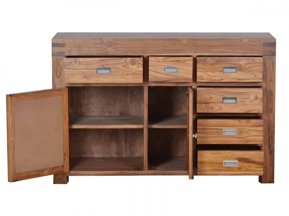 Sideboard Masala Modern Teak Dunkelbraun