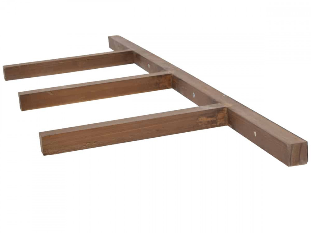 Wandregal Mumba Modern Teak Braun