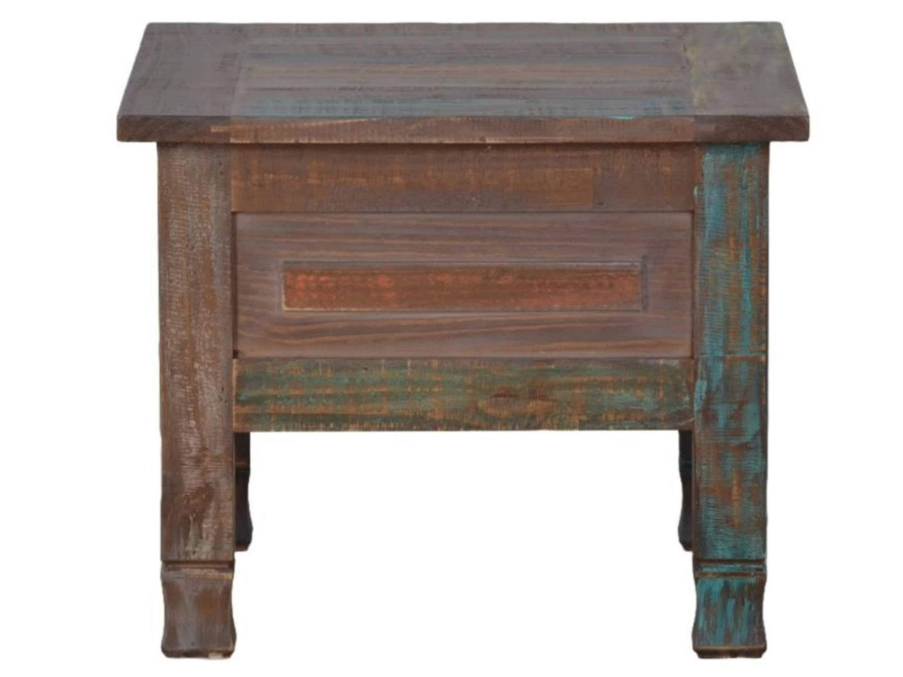 Beistelltisch Cancun Shabby Chic Massivholz Pinie Bunt