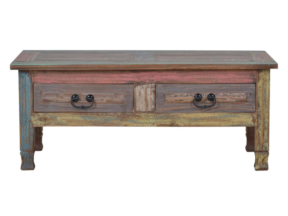 Couchtisch Cancun Shabby Chic Pinie Bunt