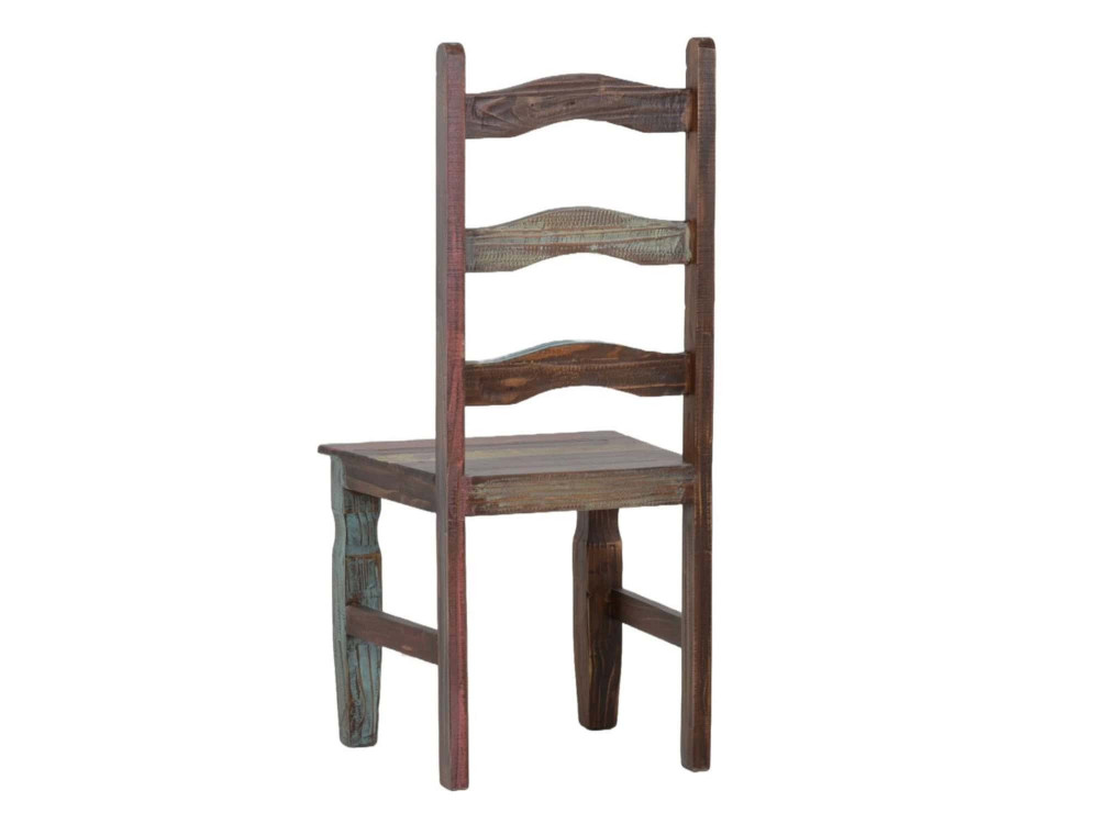 Esszimmerstuhl Cancun Shabby Chic Massivholz Pinie Bunt