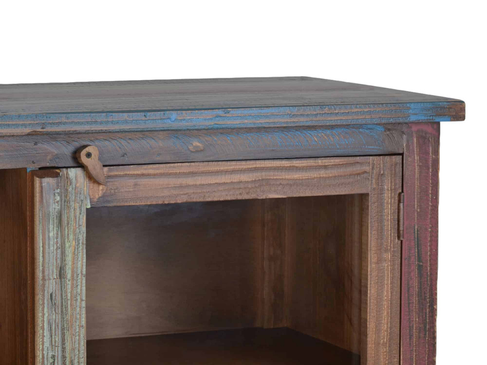 Highboard Cancun Shabby Chic Pinie Bunt