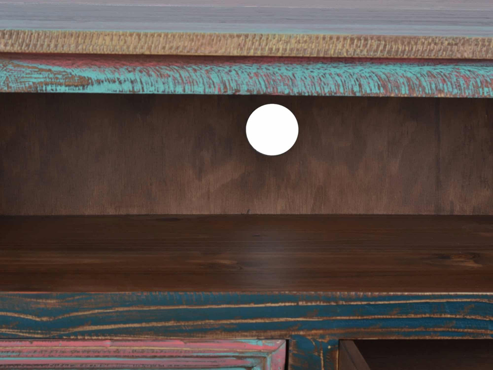 Lowboard Cancun Shabby Chic Pinie Bunt