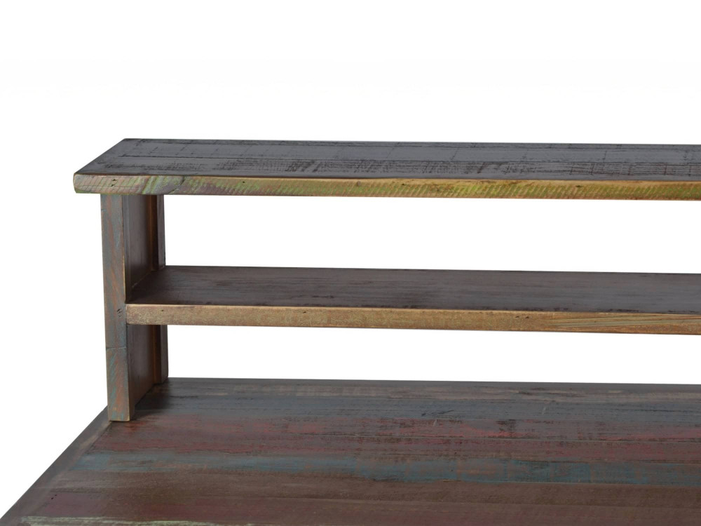 Schreibtisch Cancun Shabby Chic Massivholz Pinie Bunt