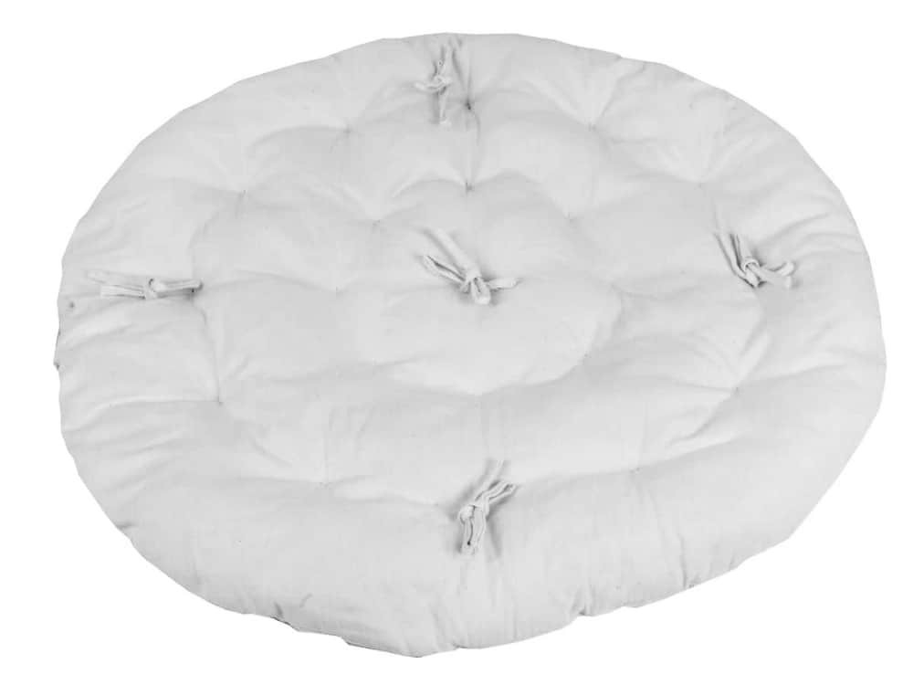 Sitzkissen Rattan Modern Cremeweiß