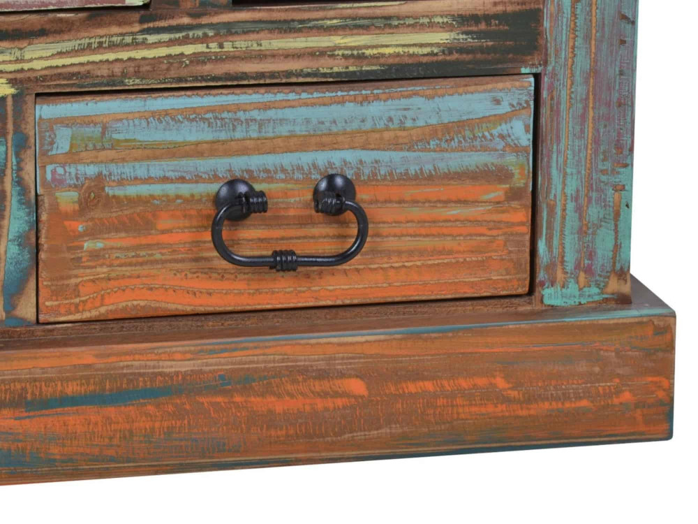 Truhentisch Cancun Shabby Chic Pinie Bunt